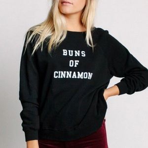 Wildfox sweatshirt BUNS OF CINNAMON